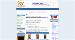 Desktop Screenshot of eaglewingsmedia.com