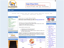 Tablet Screenshot of eaglewingsmedia.com